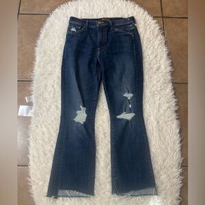 MOTHER Insider Crop Step Fray Jeans